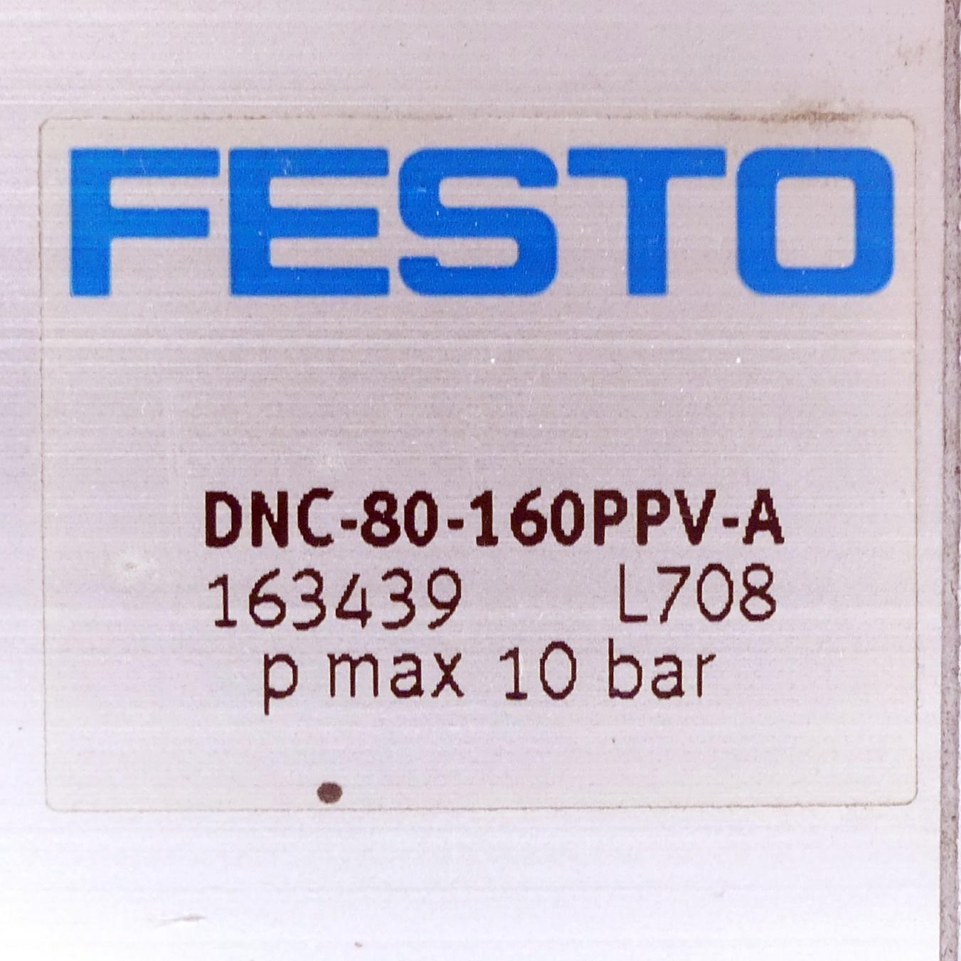 Produktfoto 2 von FESTO Pneumatikzylinder DNC-80-160-PPV-A