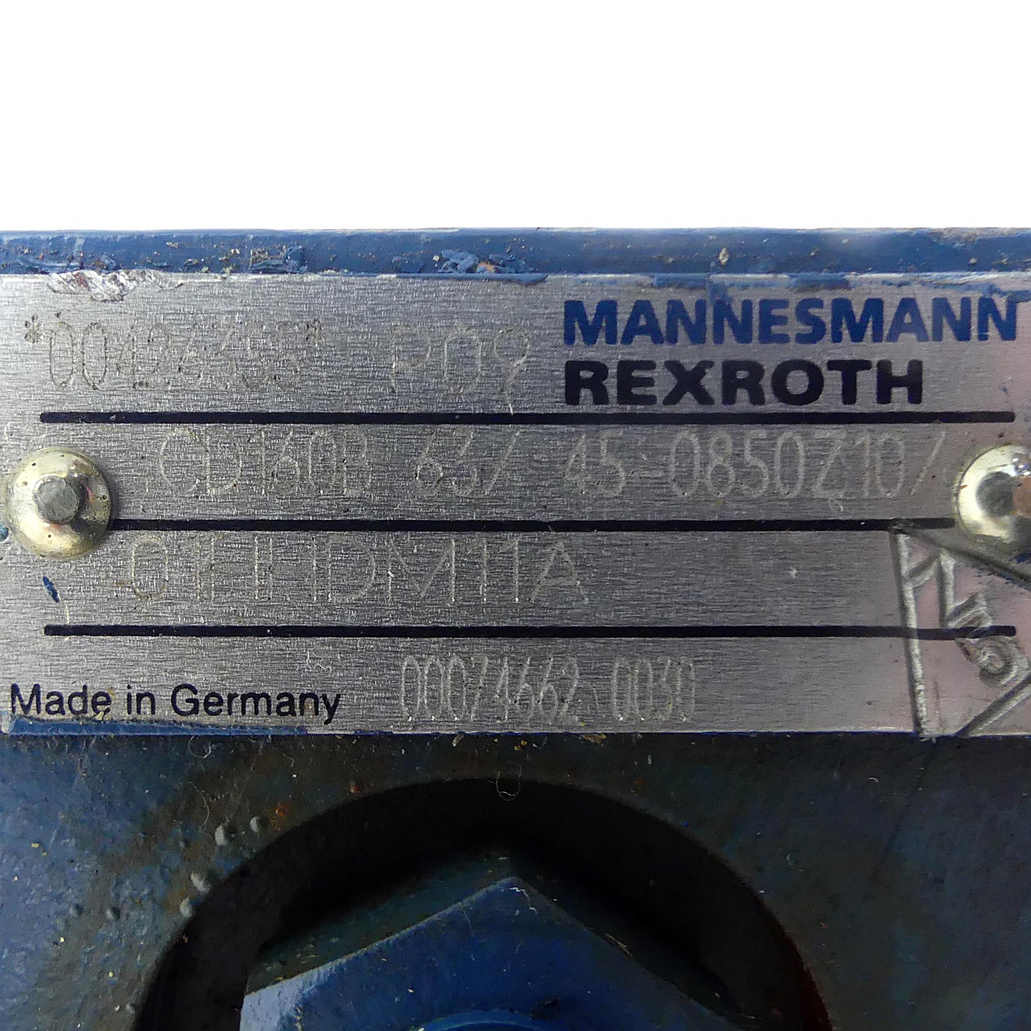 Produktfoto 2 von REXROTH Hydraulikzylinder CD 160 B 63/45-850 Z 10/01 HHDM 11A