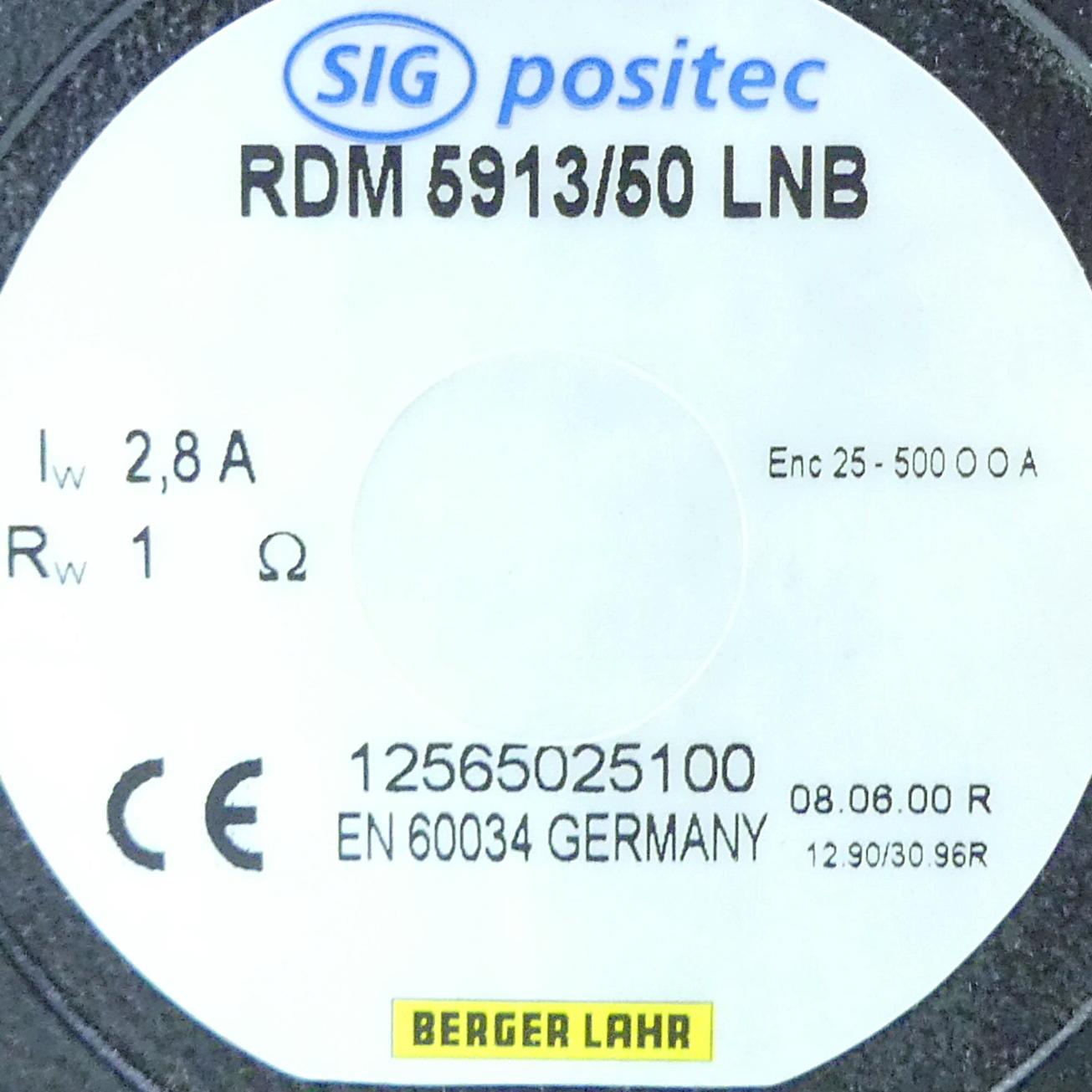 Produktfoto 2 von SIG Servomotor RDM 5913/50 LNB