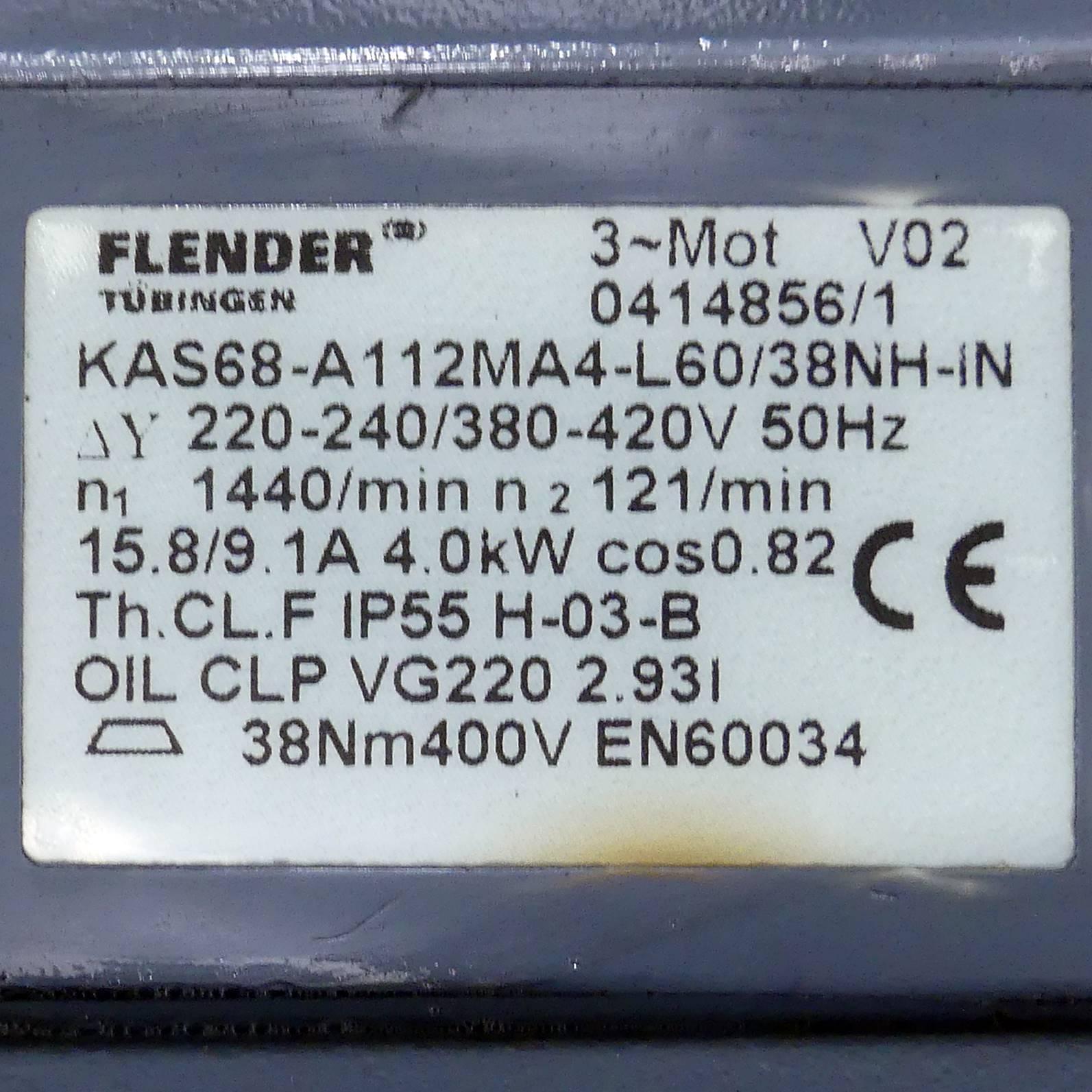 Produktfoto 2 von FLENDER Getriebemotor 0414856/1