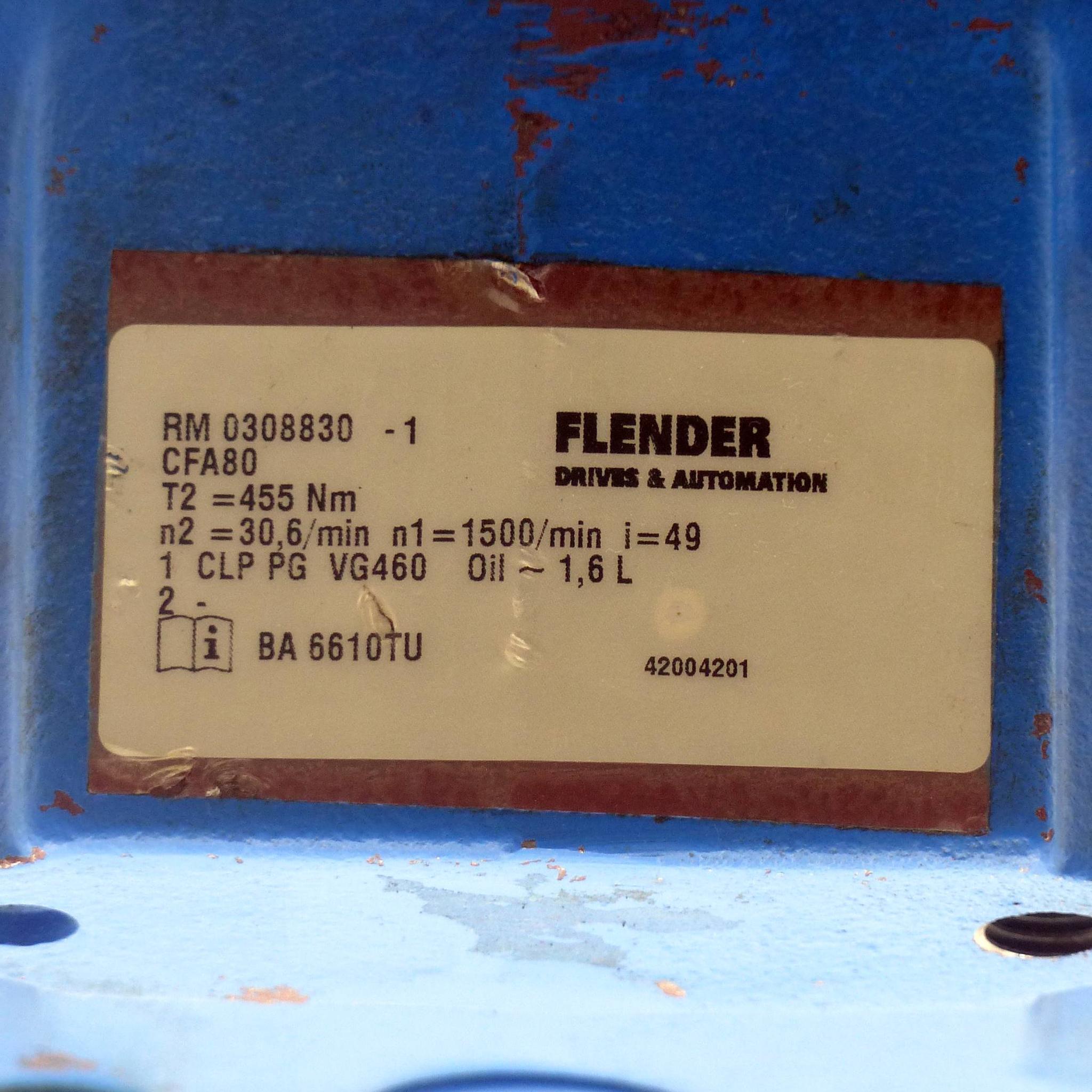 Produktfoto 2 von FLENDER Getriebemotor CFA 80