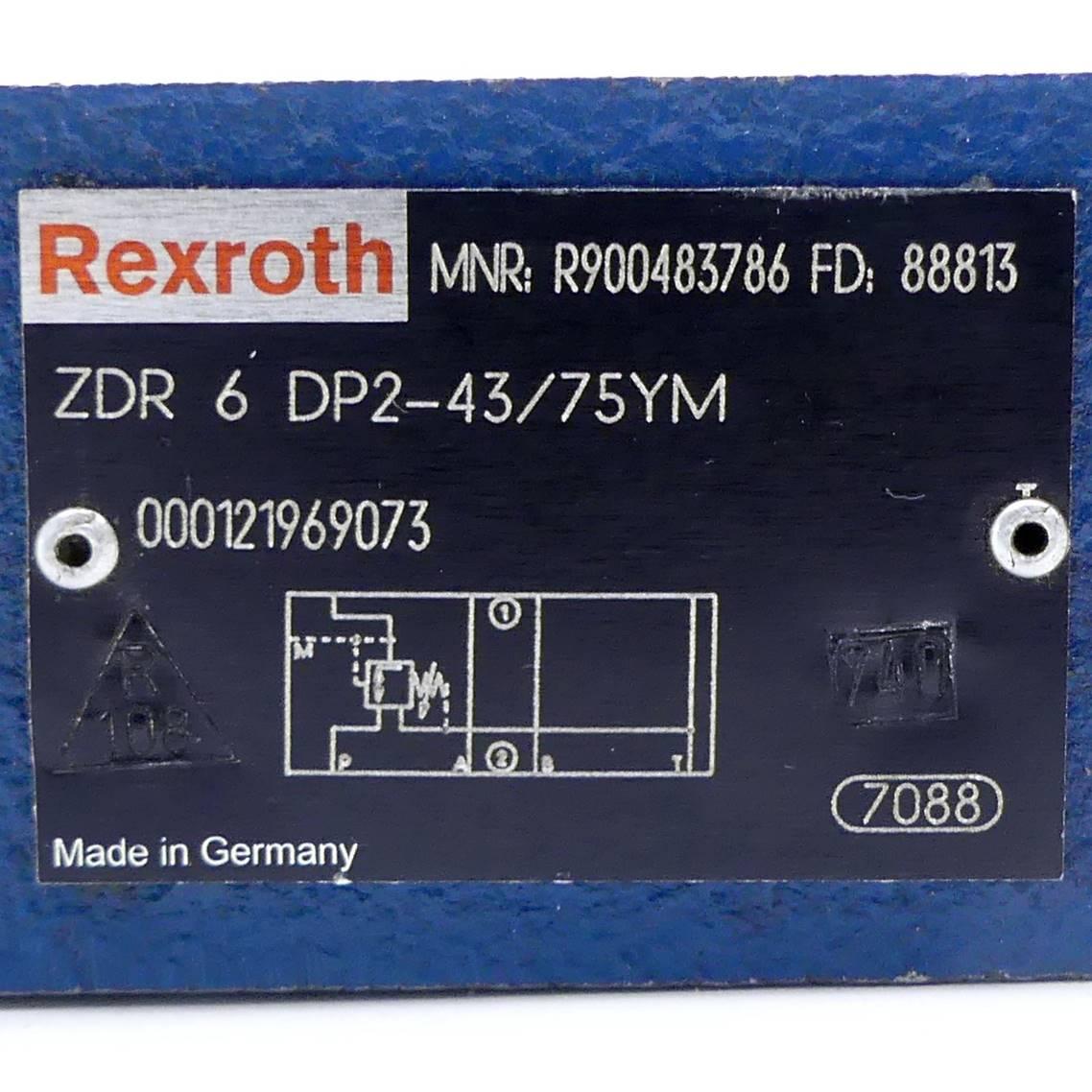 Produktfoto 2 von REXROTH Druckreduzierventil ZDR 6 DP2-43/75YM