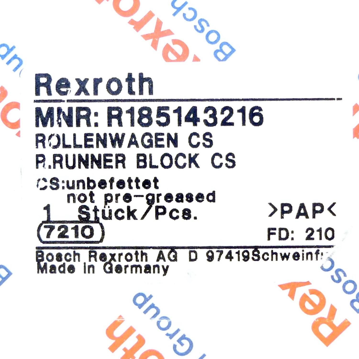 Produktfoto 2 von REXROTH Rollenwagen