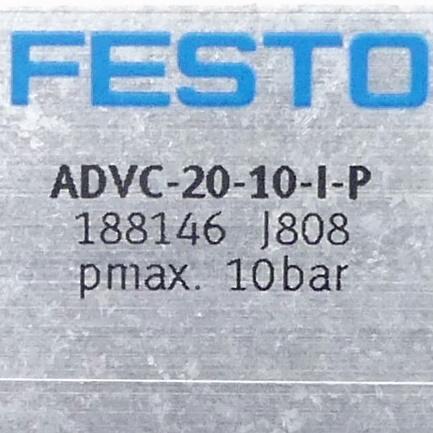 Produktfoto 2 von FESTO Kurzhubzylinder ADVC-20-10-I-P