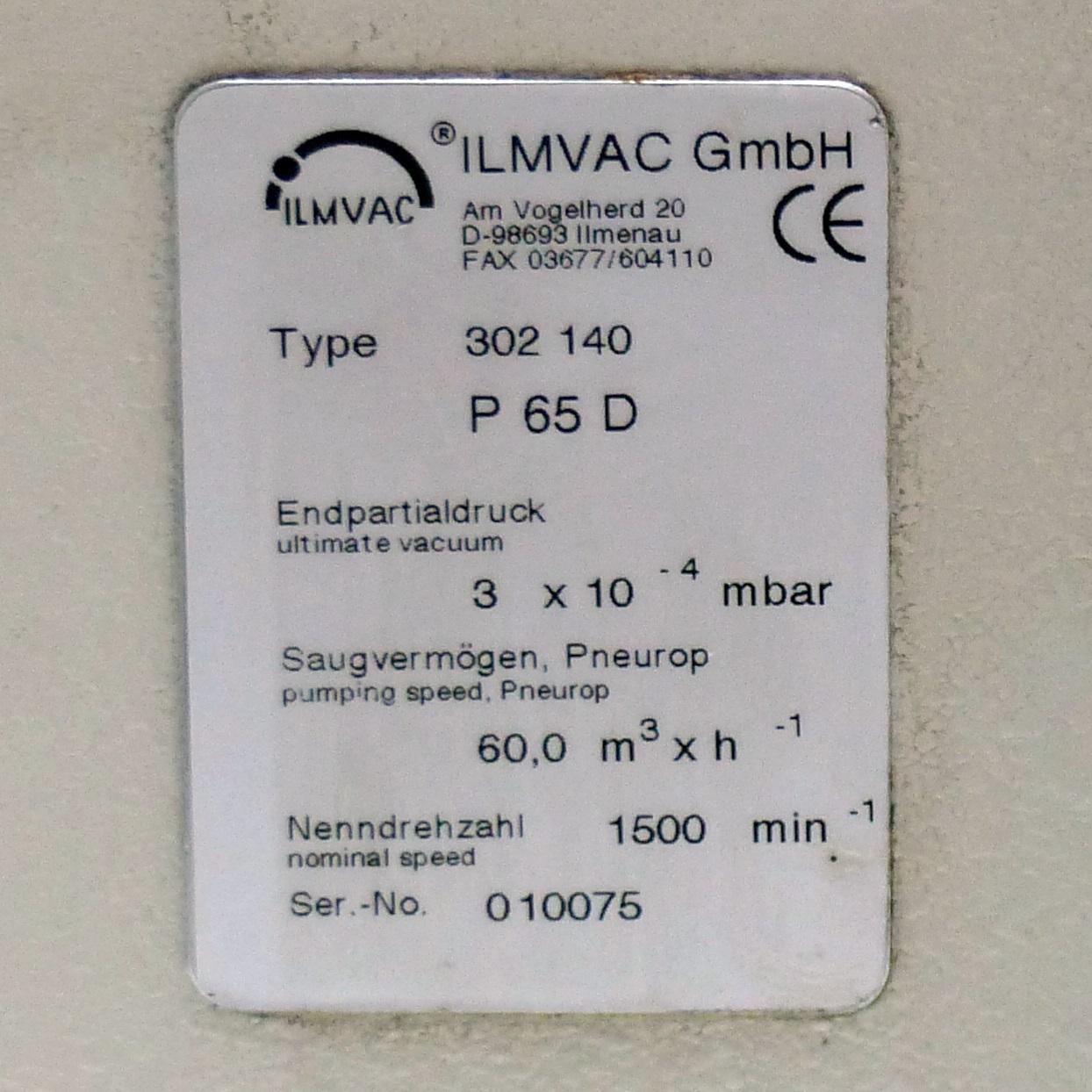 Produktfoto 2 von ILMVAC Vakuum Pumpe