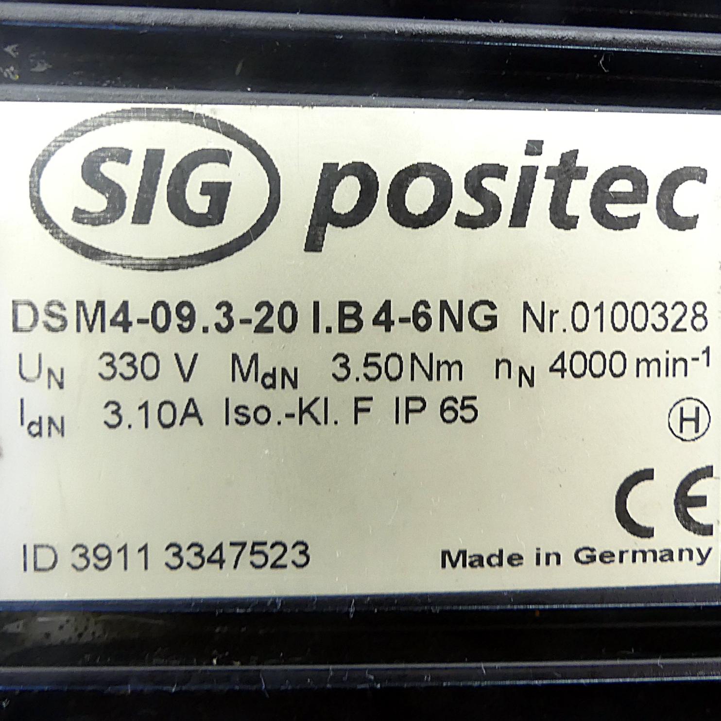 Produktfoto 2 von SIG Schrittmotor DSM4-09.3-20 I.B4-6NG