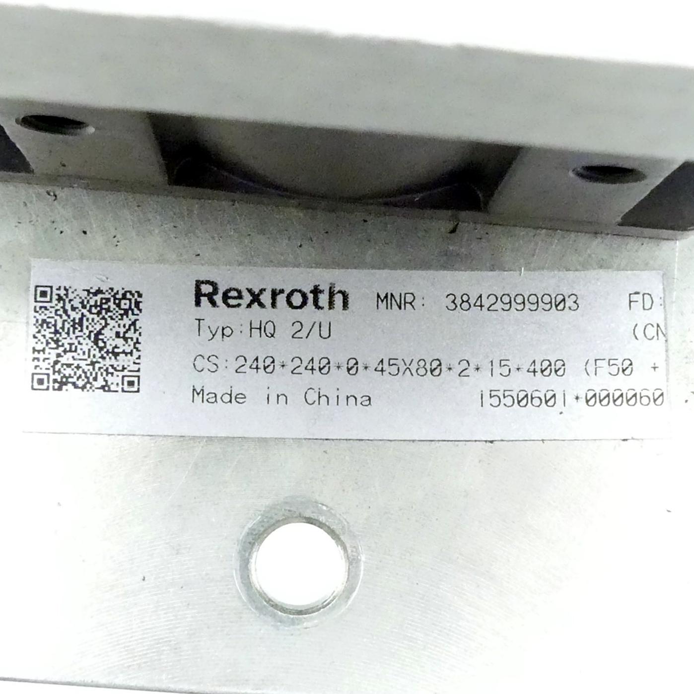 Produktfoto 2 von REXROTH Hub-Quereinheit HQ 2