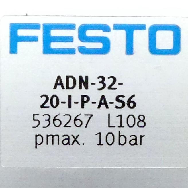 Produktfoto 2 von FESTO Kompaktzylinder ADN-32-20-I-P-A-S6