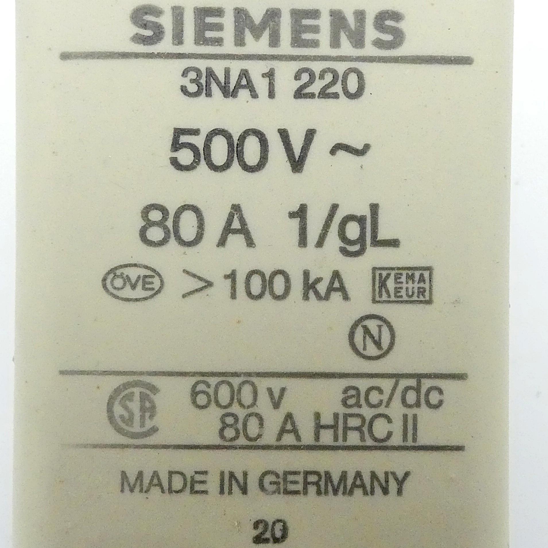 Produktfoto 2 von SIEMENS Sicherungseinsatz