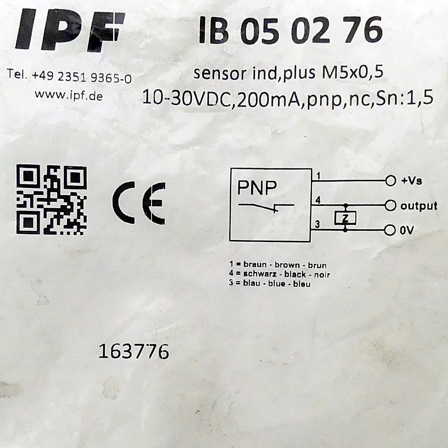 Produktfoto 2 von IPF Induktiver Sensor