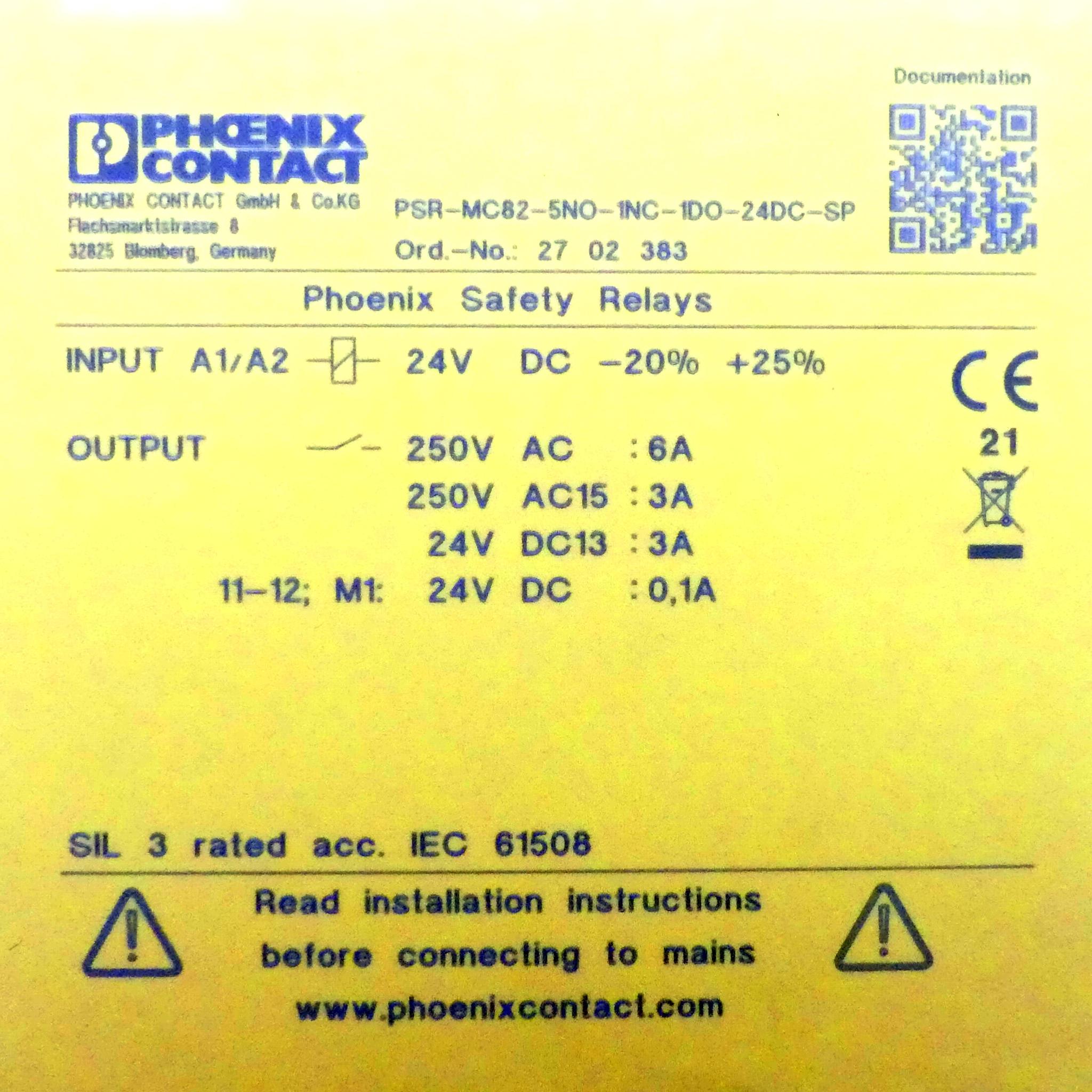 Produktfoto 2 von PHOENIX CONTACT Erweiterungsmodul PSR-MC82-5NO-1NC-1DO-24DC-SC