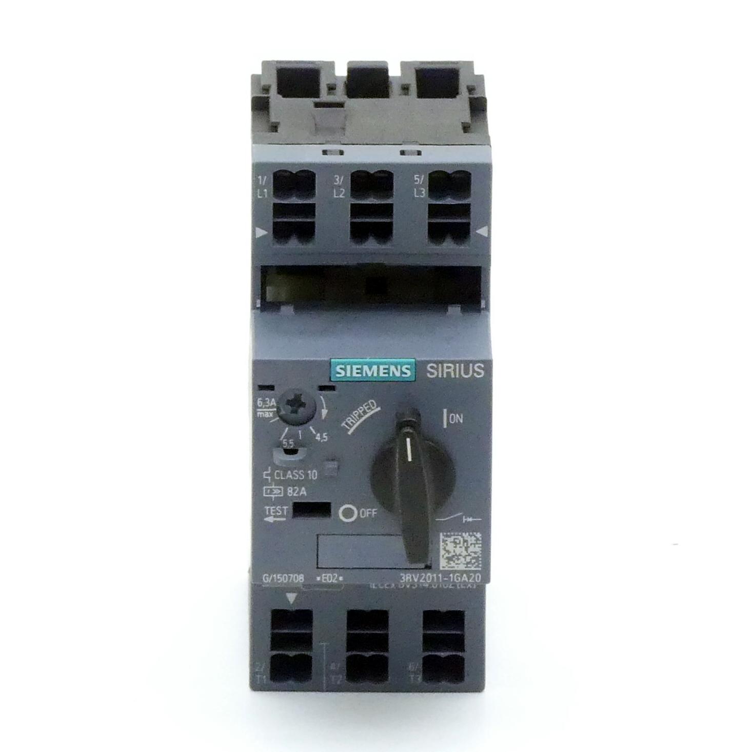 Produktfoto 6 von SIEMENS Leistungsschalter 3RV2011-1GA20