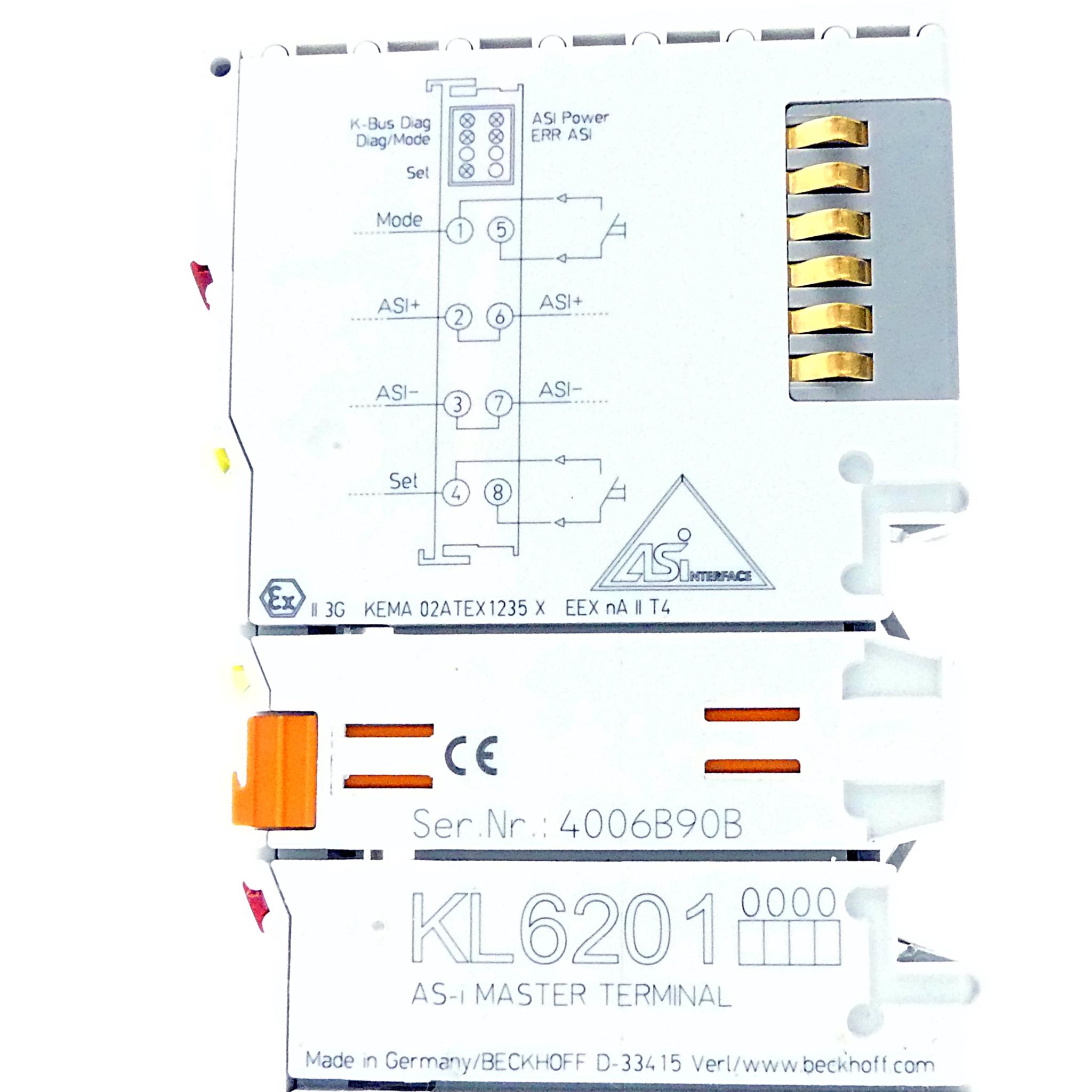 Produktfoto 2 von BECKHOFF AS-Interface-Masterklemmen