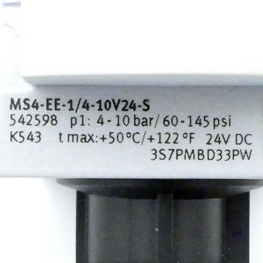 Produktfoto 2 von FESTO Einschaltventil MS4-EE-1/4-10V24-S