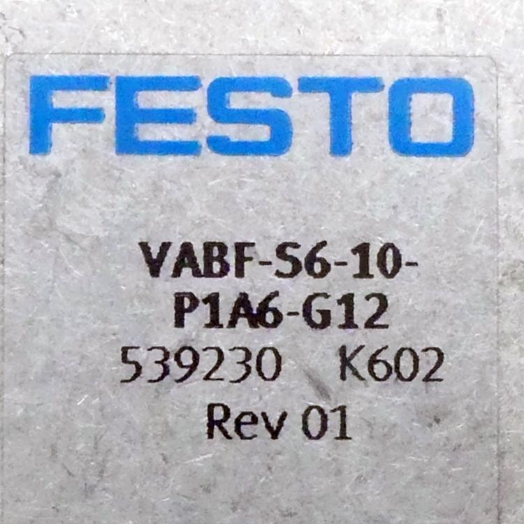 Produktfoto 2 von FESTO Versorgungsplatte VABF-S6-10-P1A6-G12