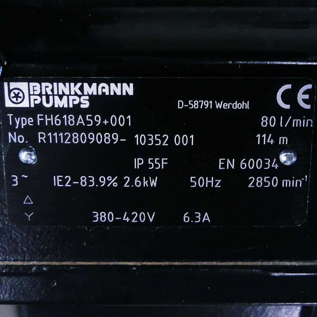 Produktfoto 2 von BRINKMANN PUMPS Druckerhöhungspumpe FH618A59+001