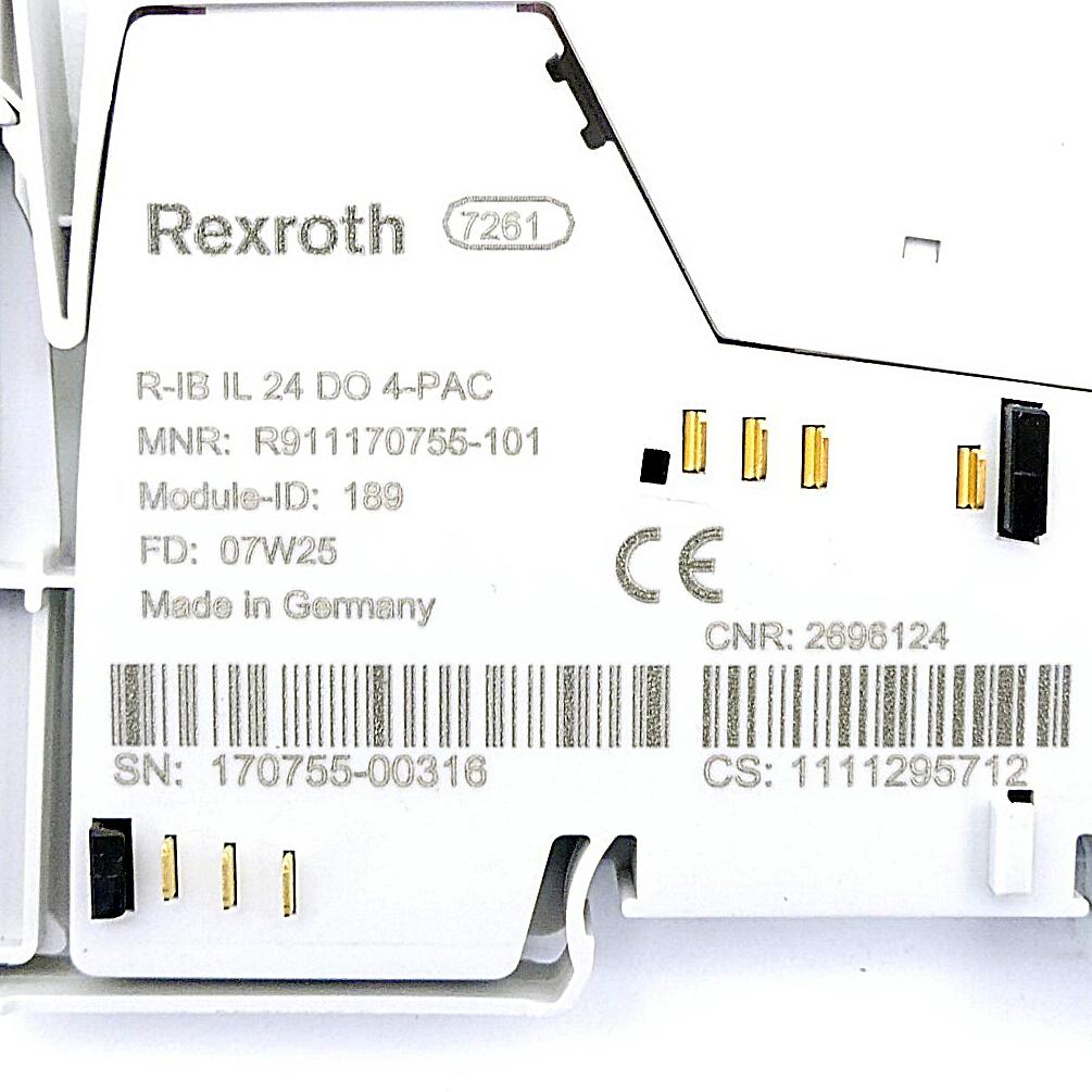 Produktfoto 2 von REXROTH Digital-Ausgangsbusklemme R-IB IL 24 DO 4-PAC