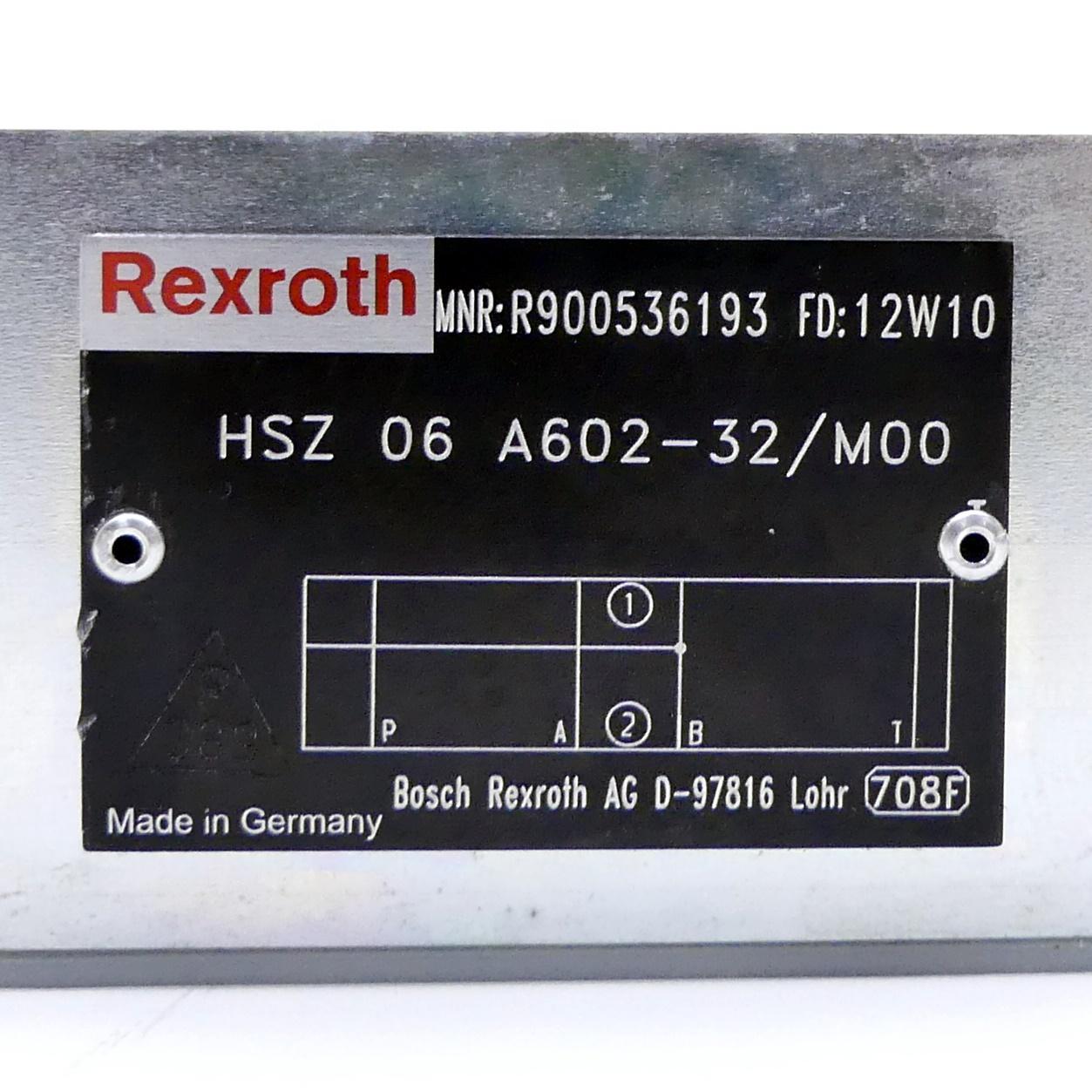 Produktfoto 2 von REXROTH Zwischenplatte