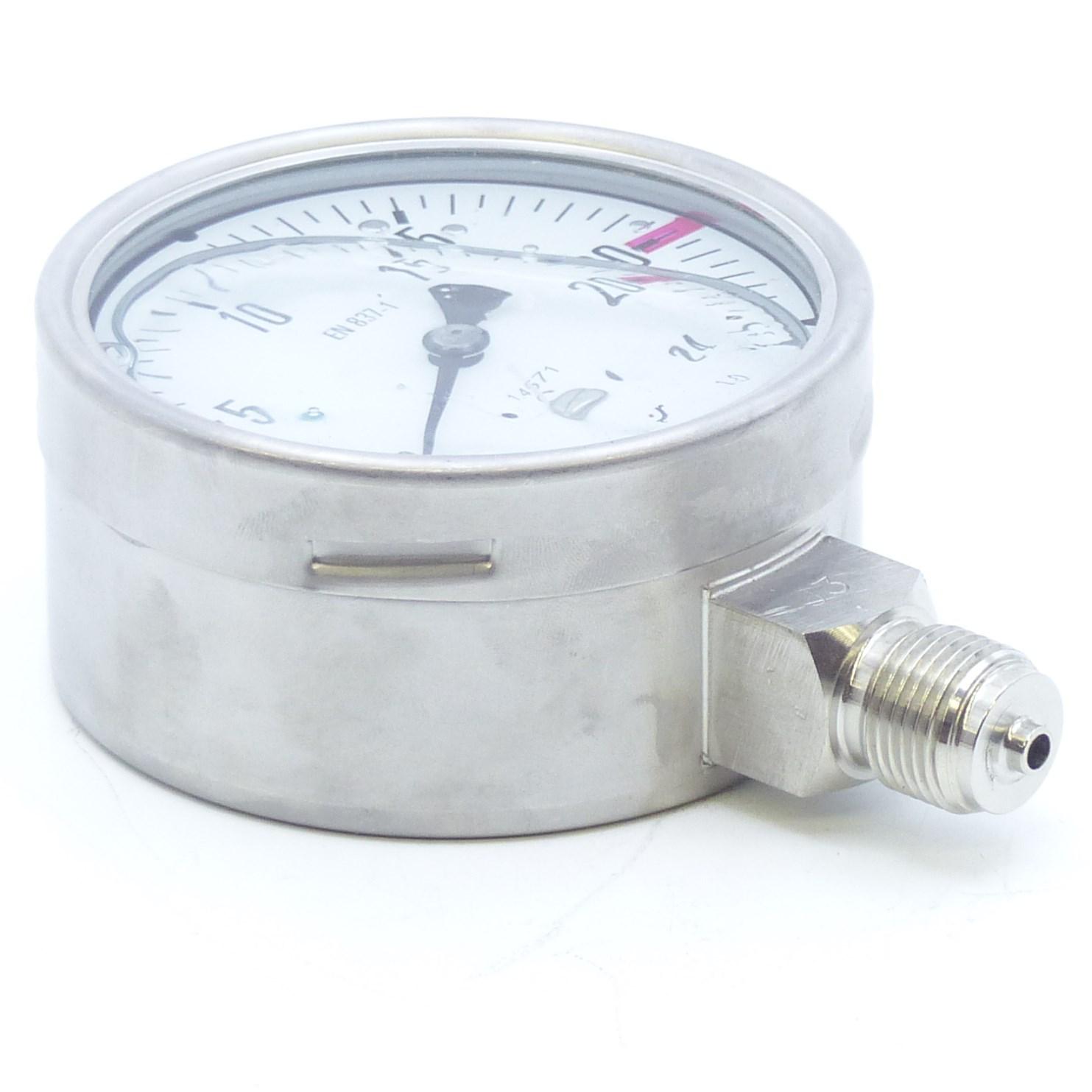 BOURDON HAENNI Manometer 837-1