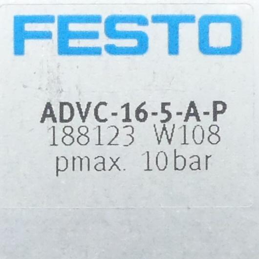 Produktfoto 2 von FESTO Kurzhubzylinder ADVC-16-5-A-P