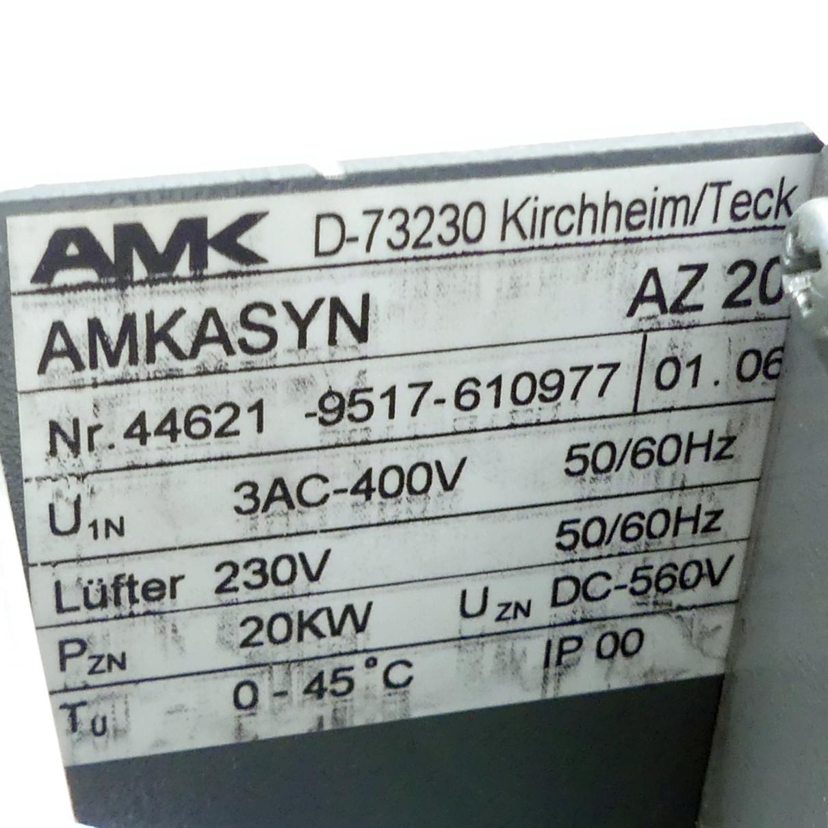 Produktfoto 2 von AMK Servodrive Version 01.06