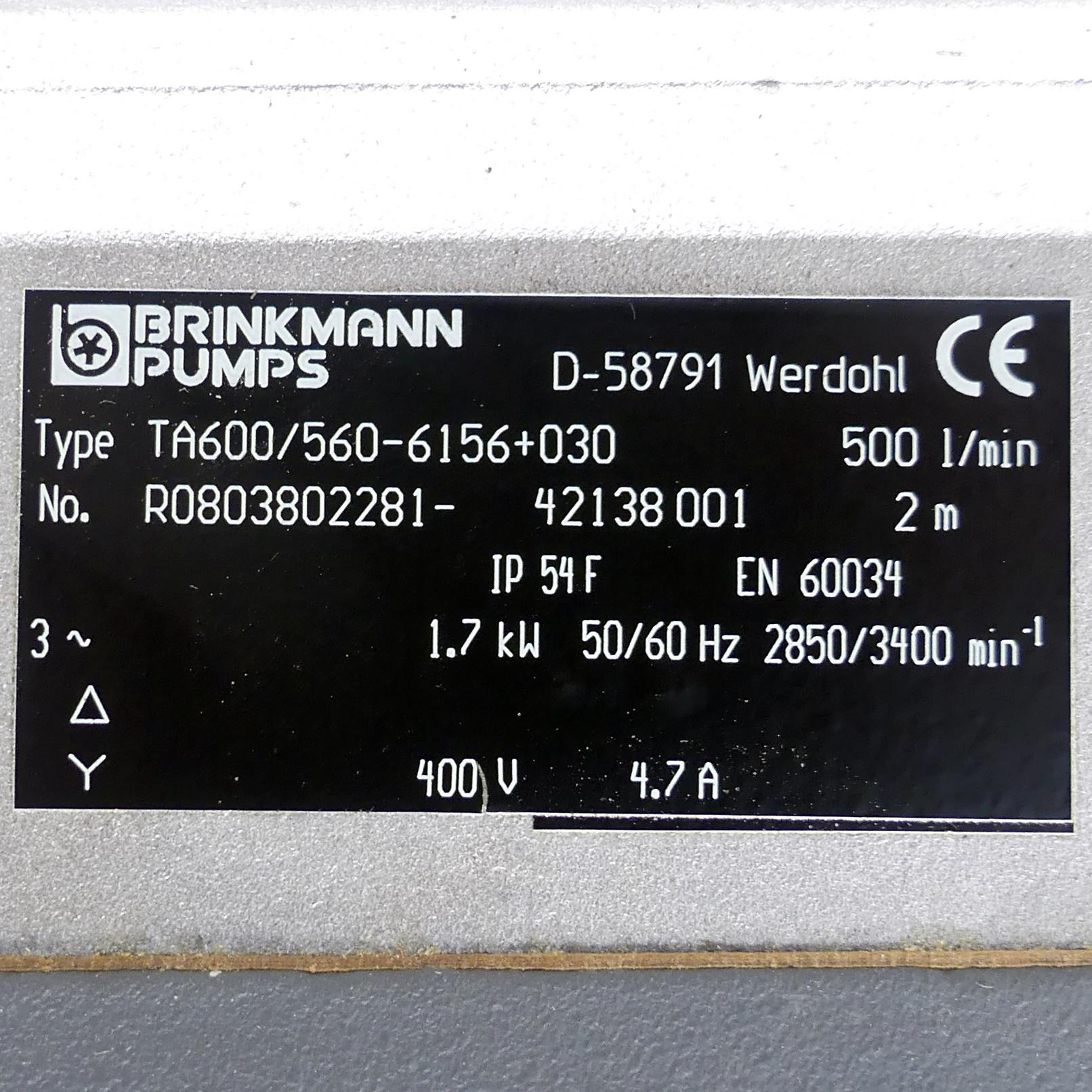 Produktfoto 2 von BRINKMANN PUMPS Tauchpumpe