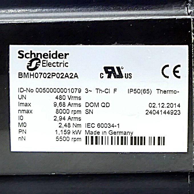 Produktfoto 2 von SCHNEIDER ELECTRIC Servomotor BMH0702P022A2A