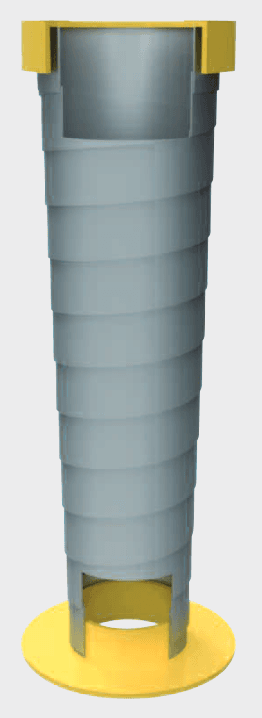 Produktfoto 3 von WMB-Spirale Federbandstahl rostfrei (zur Erstmontage) Typ 120-1800-200 horizontal