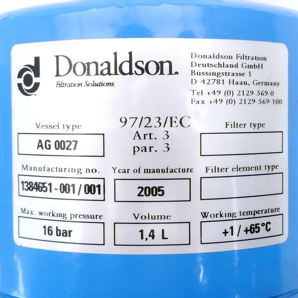 Produktfoto 2 von DONALDSON ULTRAFILTER Submikrofilter