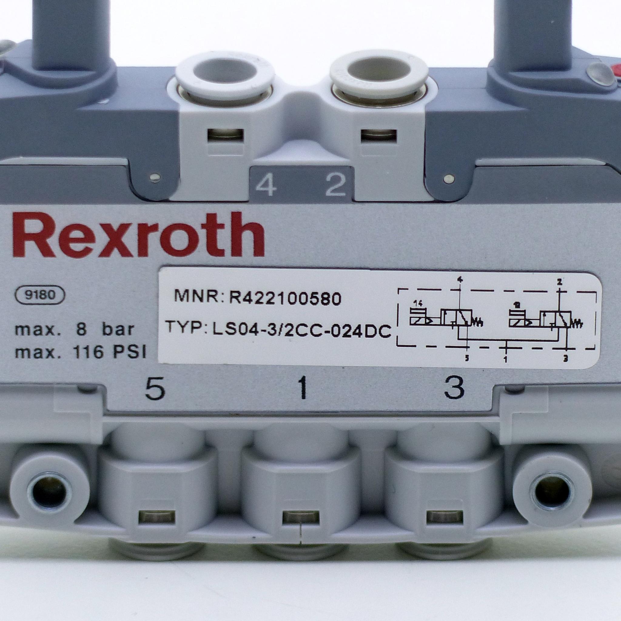 Produktfoto 2 von REXROTH 2x3/2 Wegeventil