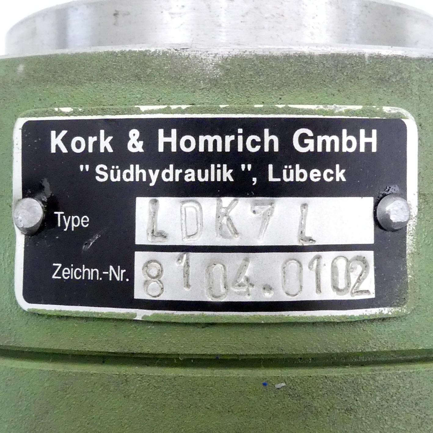 Produktfoto 2 von KORK & HOMRICH Leistungsdrehkolben-Zylinder LDK7L