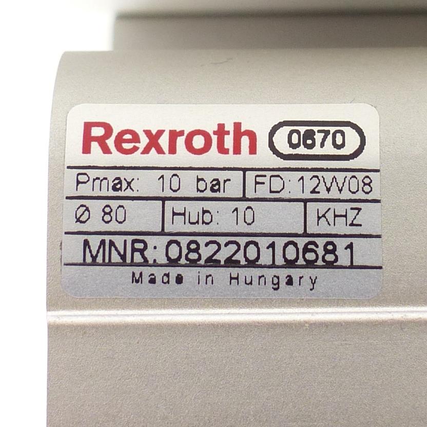 Produktfoto 2 von REXROTH Kurzhubzylinder 80 x 10