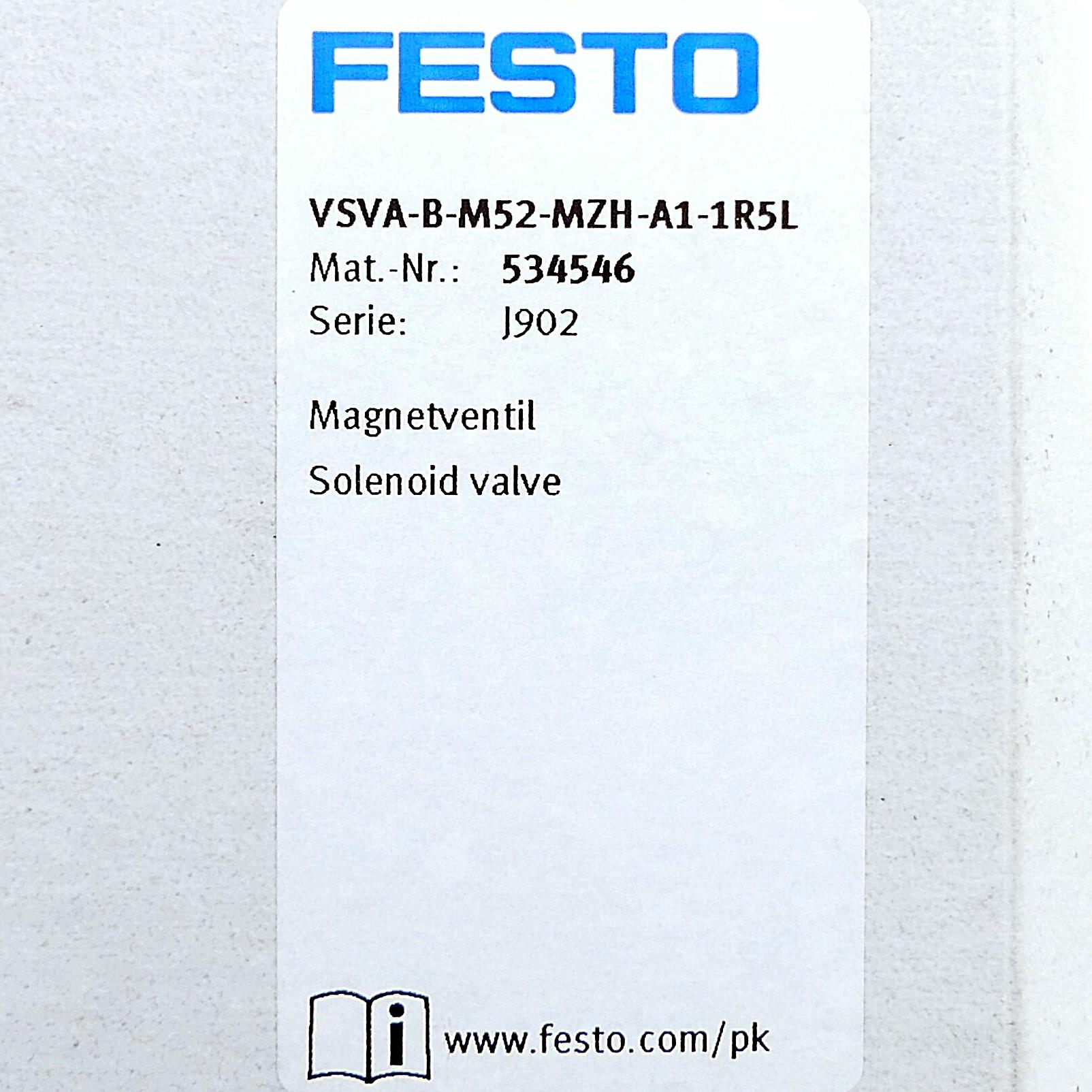 Produktfoto 2 von FESTO Magnetventil VSVA-B-M52-MZH-A1-1R5L