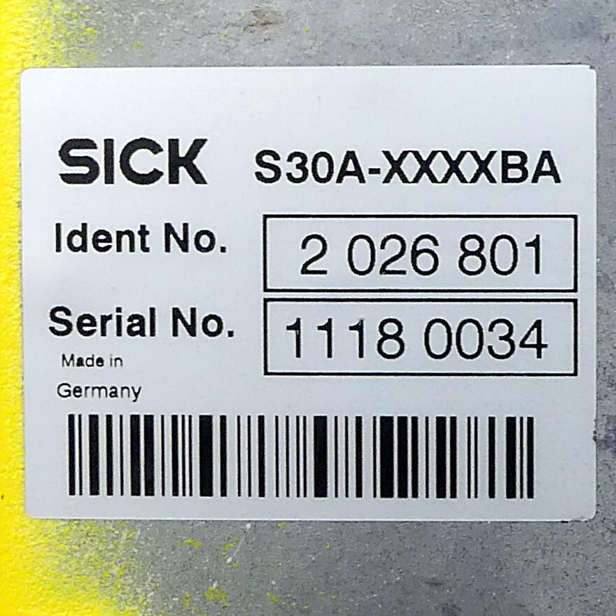 Produktfoto 2 von SICK Sicherheitslaserscanner S30A-XXXXBA