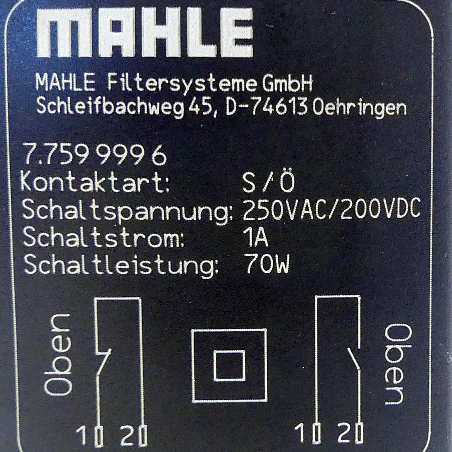 Produktfoto 2 von MAHLE Elektrisches Oberteil, Nachrüstsatz