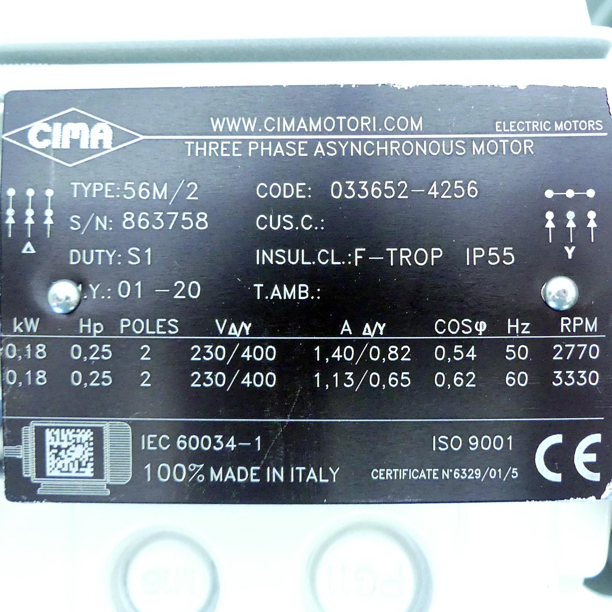 Produktfoto 2 von SEMOTEC Getriebemotor 56M/2 + 30-13102/30