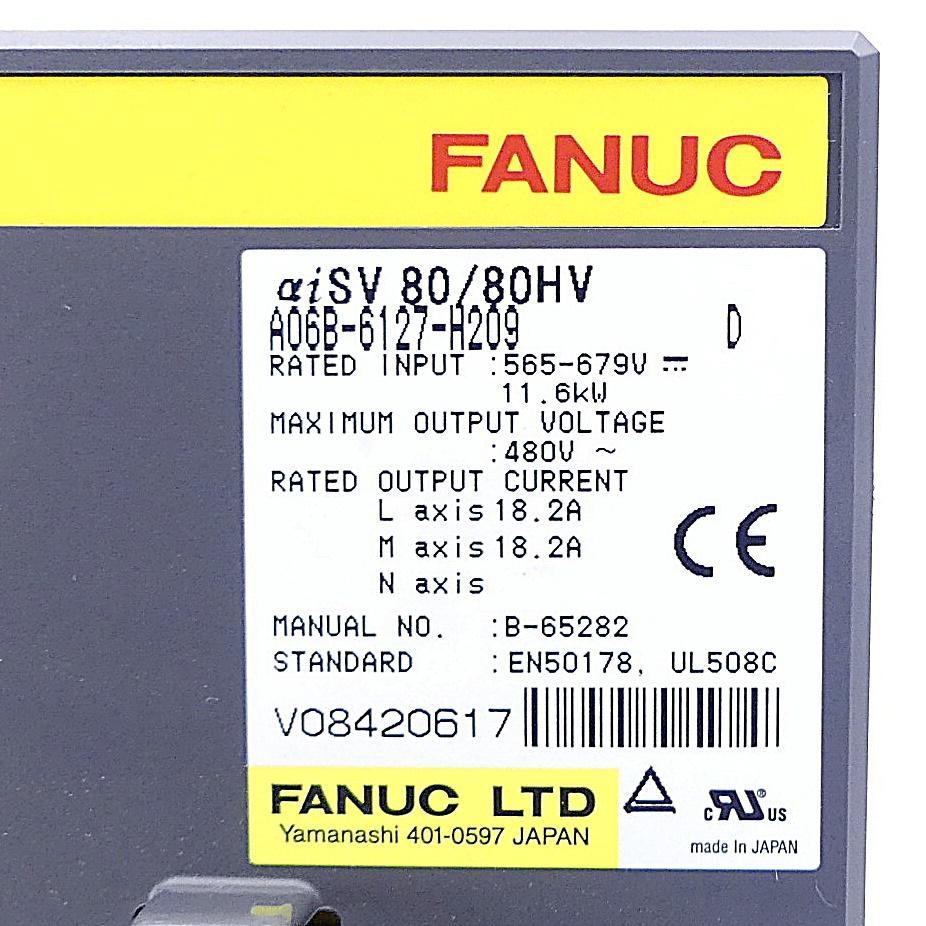 Produktfoto 2 von FANUC Servo-Verstärker aiSV 80/80HV