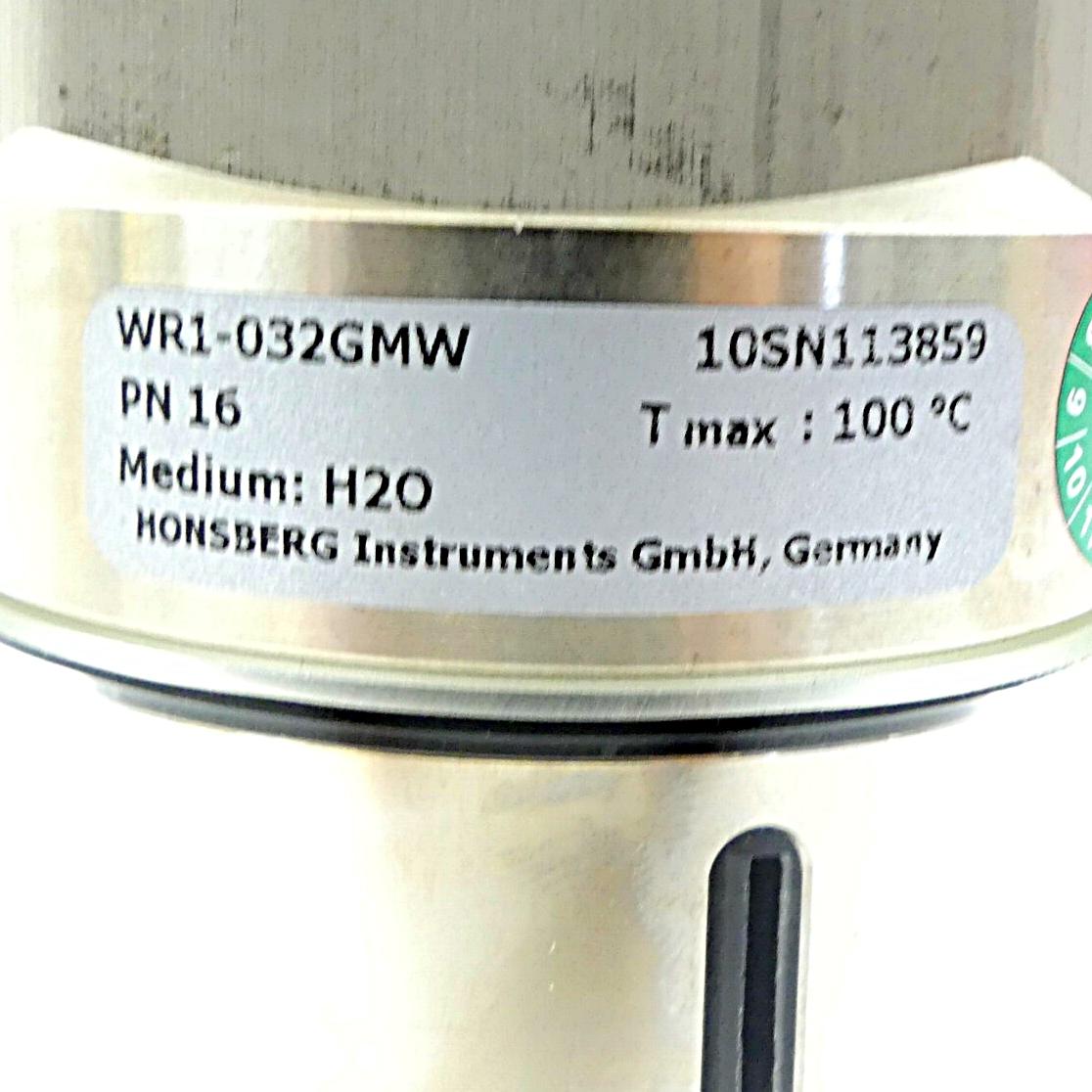 Produktfoto 2 von HONSBERG Durchflussmesser WR1-032GMW