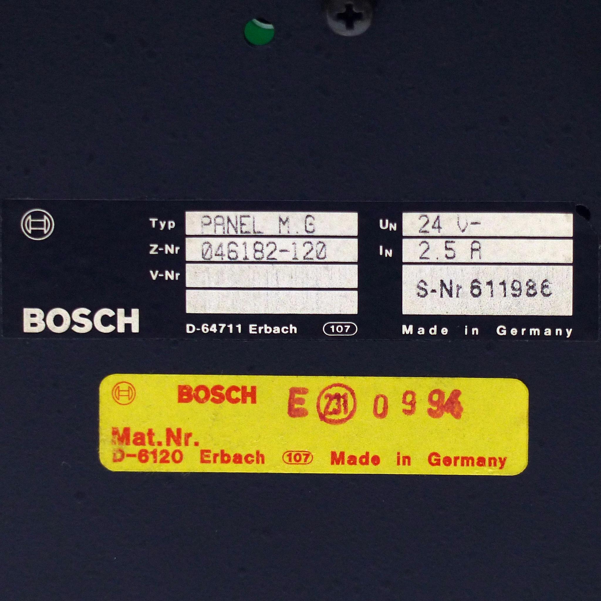 Produktfoto 2 von BOSCH Monitor Panel M.G