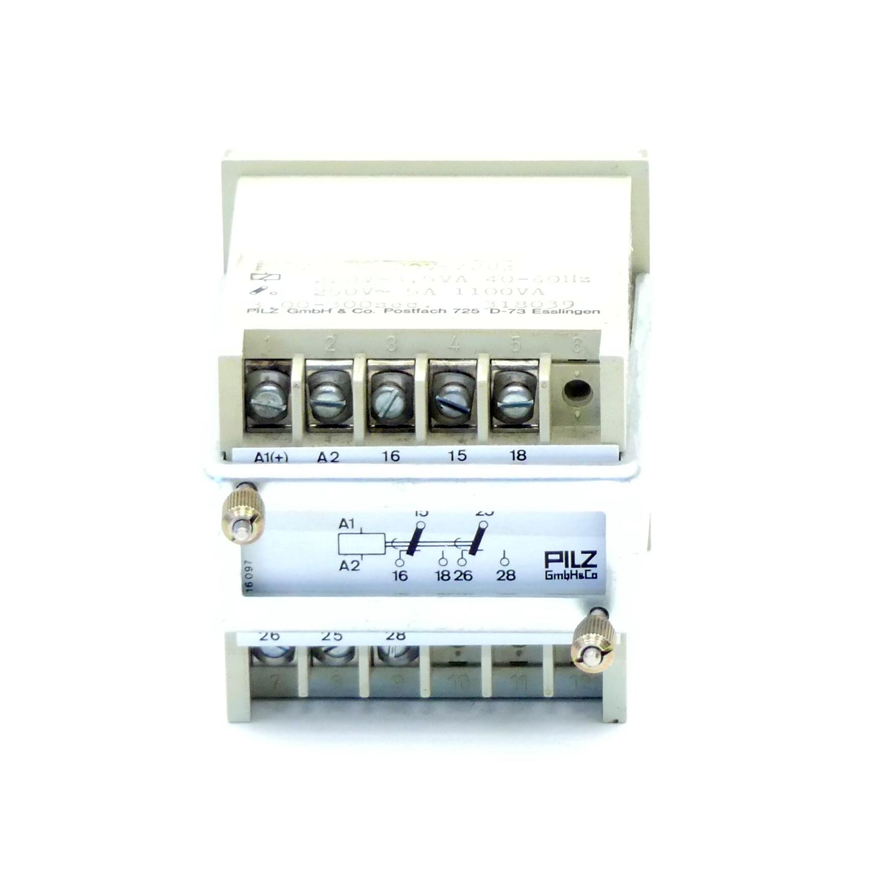 Produktfoto 4 von PILZ Zeitrelais EUP/300/220V~/2Uz