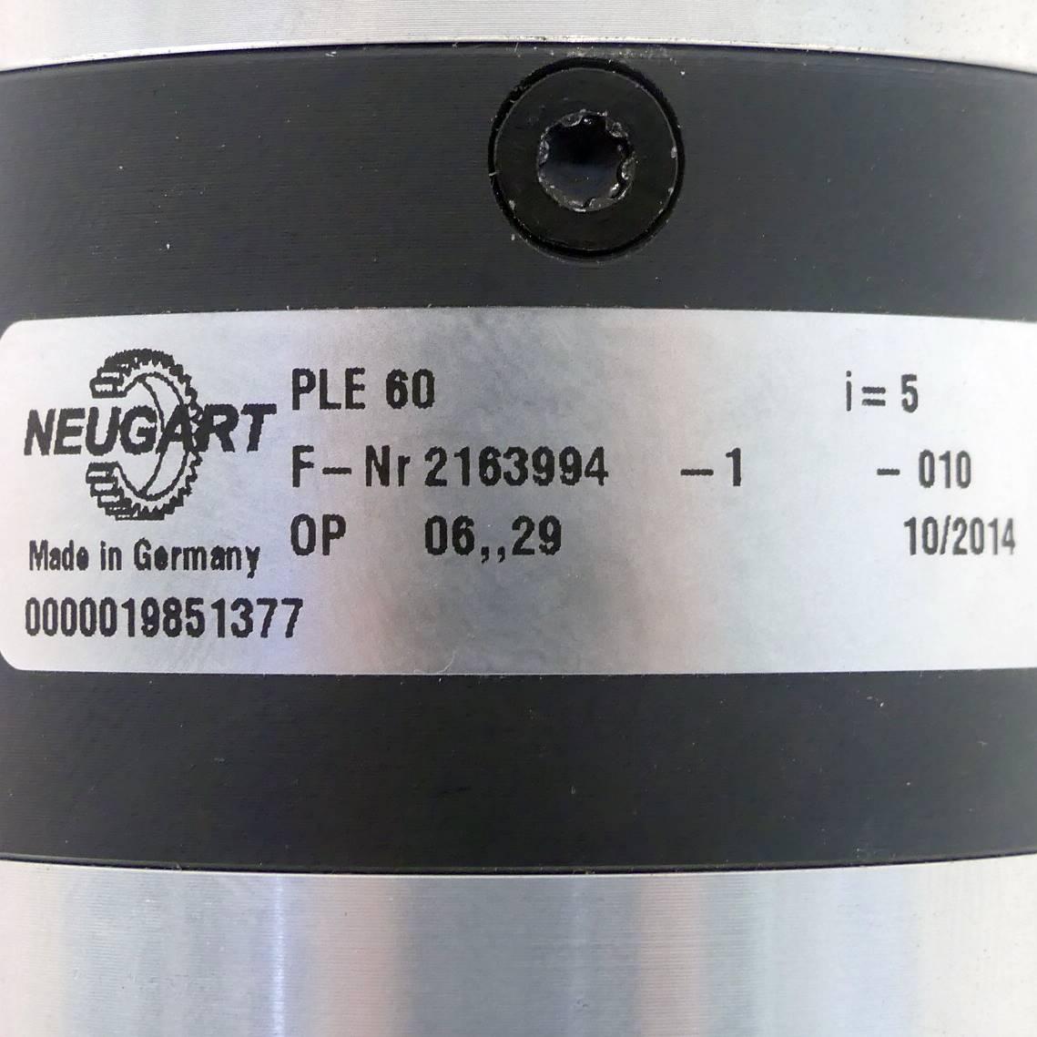 Produktfoto 2 von NEUGART planetary gear PLE60