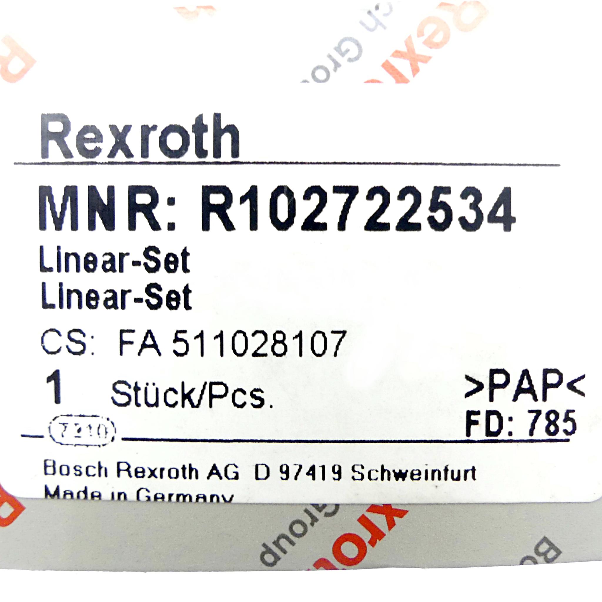 Produktfoto 2 von REXROTH Linear-Set  LSAC-25-DD-NR-G