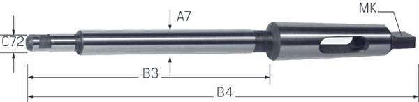 710114320 9X11,0 Halter für Rückwärtssenker Typ TUH/MK 9,0x11,0 mm BILZ