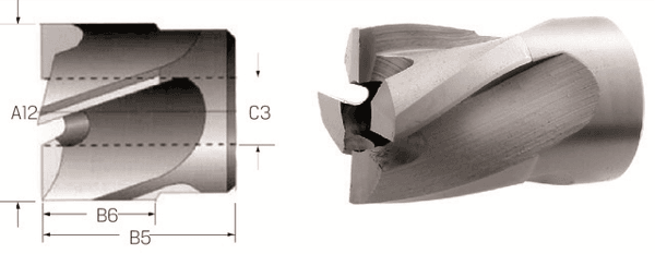 710114300 10,0 Rückwärtssenker HSS Typ TU 180° 10,00 mm BILZ