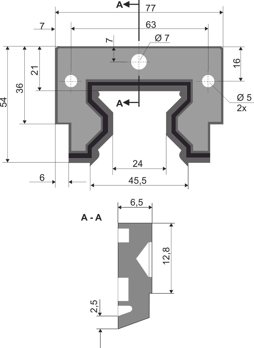 Produktfoto 2 von Abstreifer passend Bosch Rexroth Größe 45