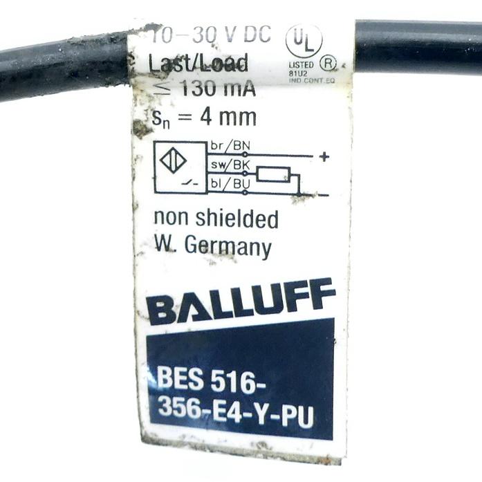 Produktfoto 2 von BALLUFF Induktiver Sensor BES 516-356-E4-Y-PU-03