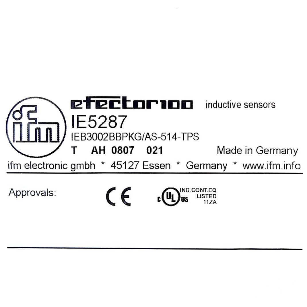 Produktfoto 2 von IFM Induktiver Sensor IE5287