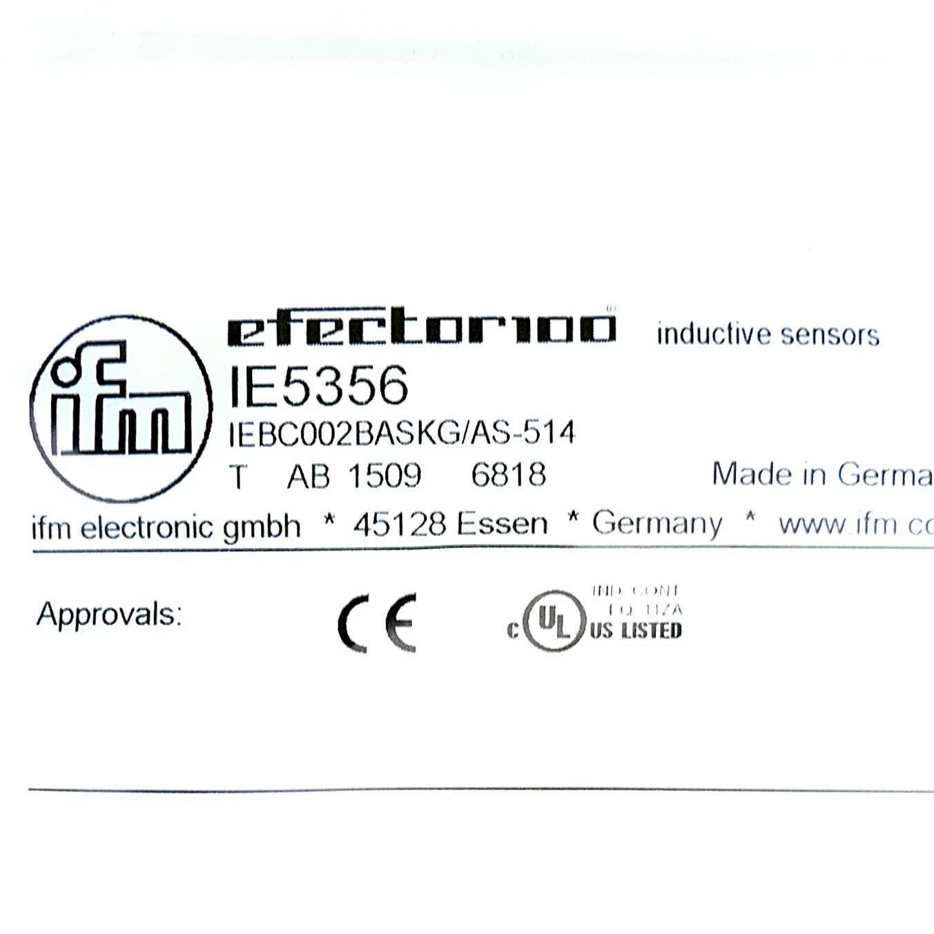 Produktfoto 2 von IFM Induktiver Sensor