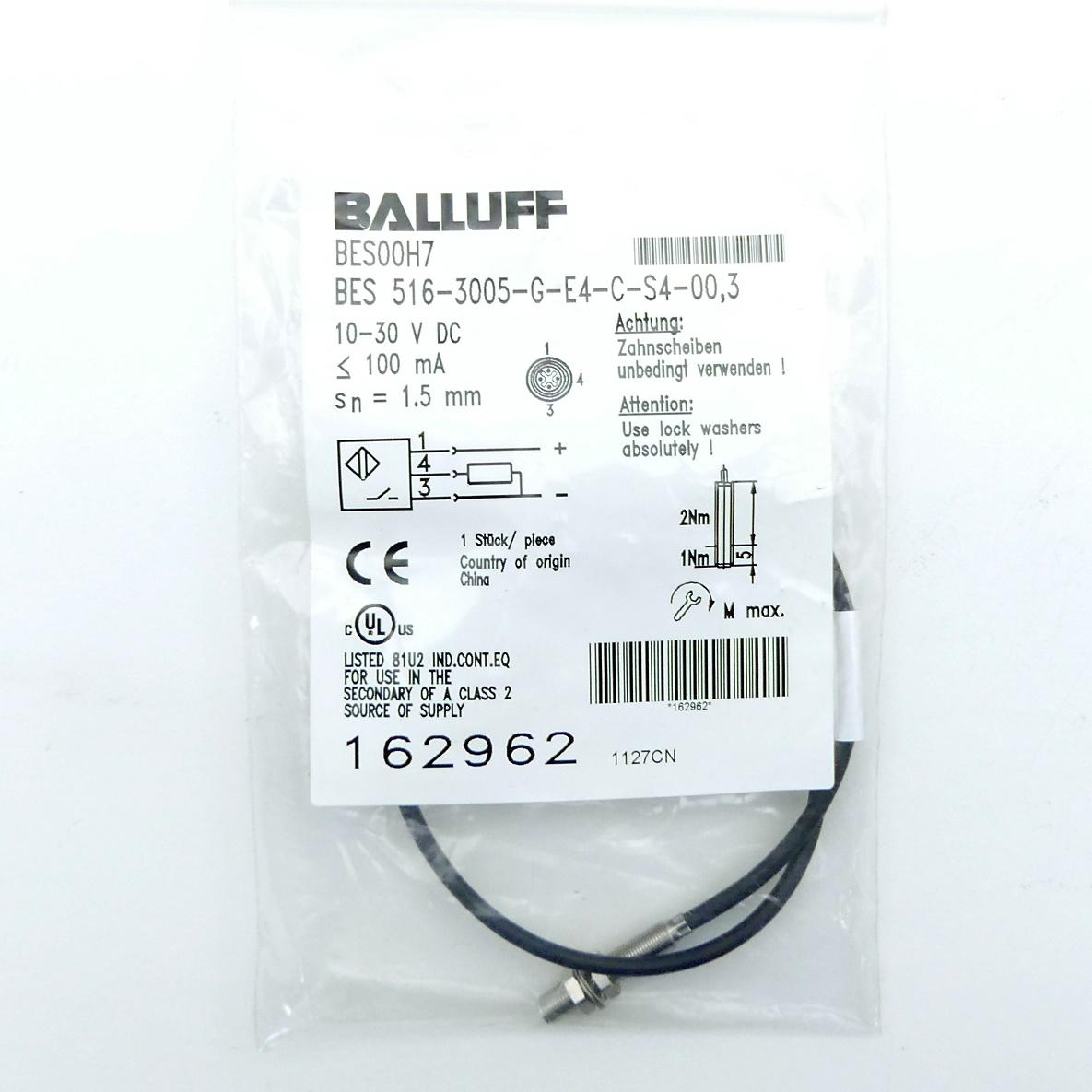 Produktfoto 5 von BALLUFF Induktiver Sensor BES00H7