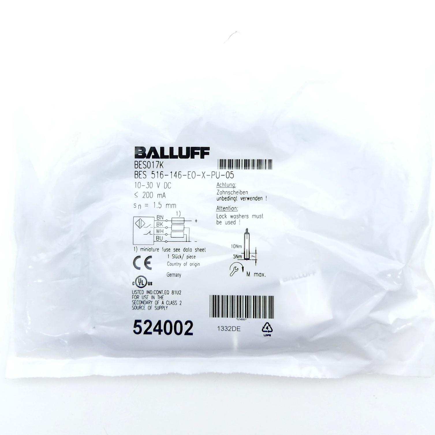 Produktfoto 5 von BALLUFF Induktiver Sensor BES017K